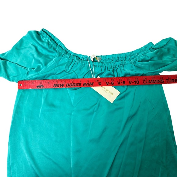 RAMY BROOK Murphy Off the shoulder Top In Oasis Women's Size Small NWT - Picture 6 of 8